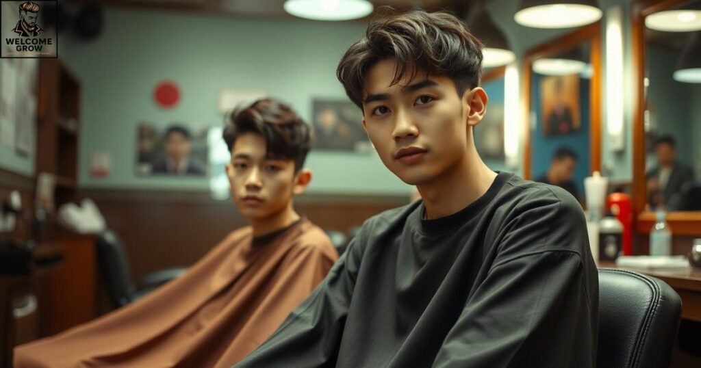 Flow cut two block hairstyle with natural movement