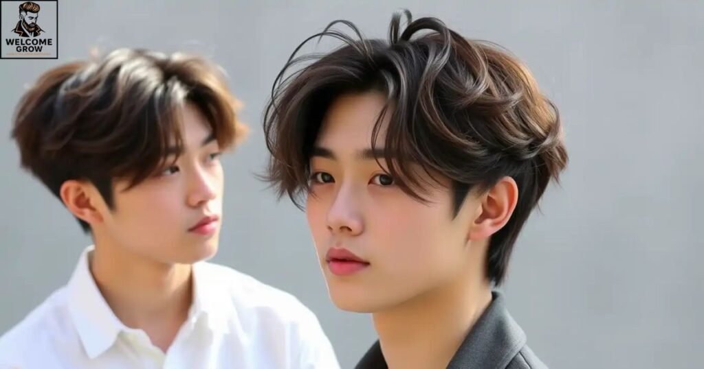 Flow haircut for teens with medium-length hair - natural movement