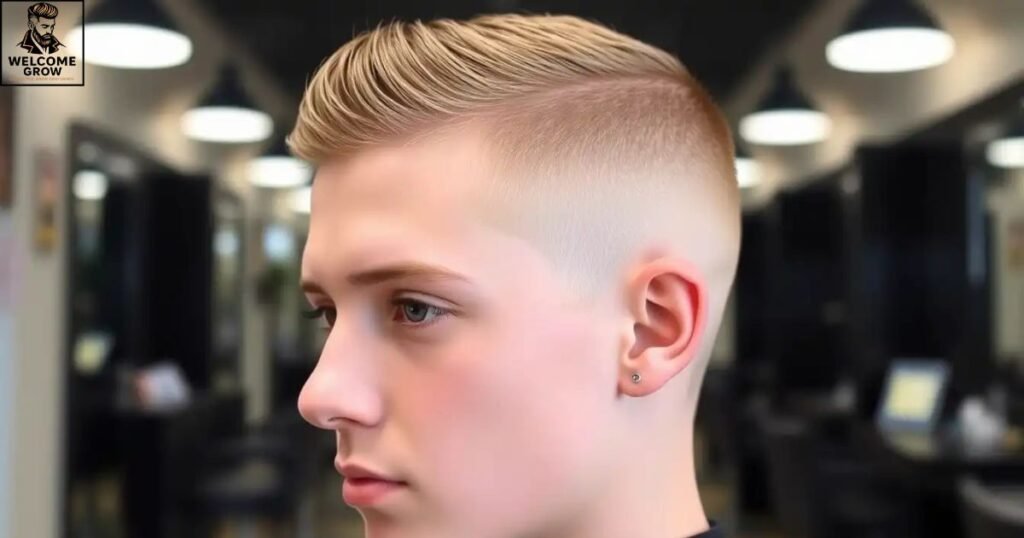 Skin fade buzz cut for teens - clean low-maintenance style