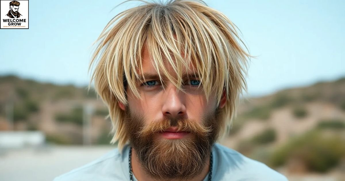 Skater-inspired fringe surfer hairstyles for men