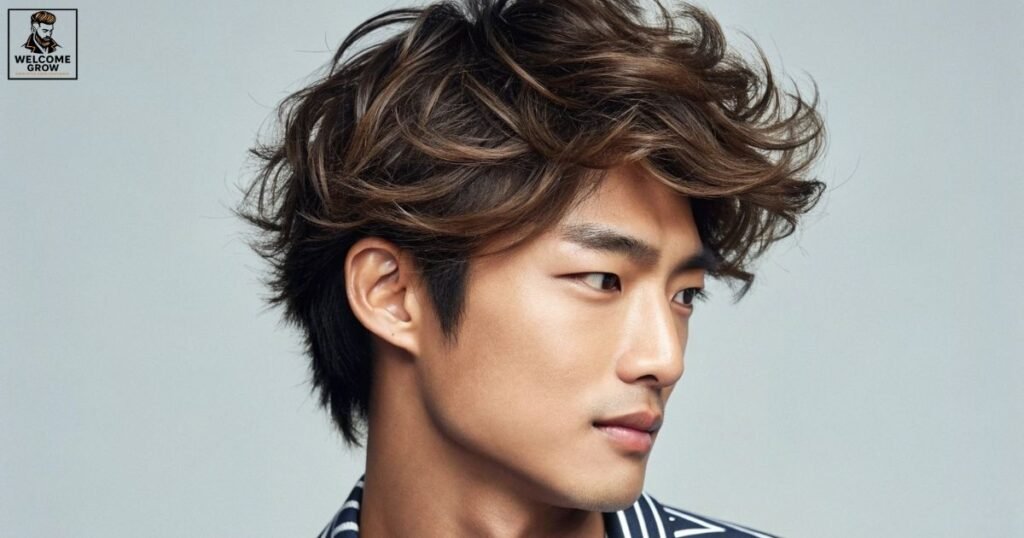 The Wolf Cut Surfer – a trendy surfer hairstyle for men